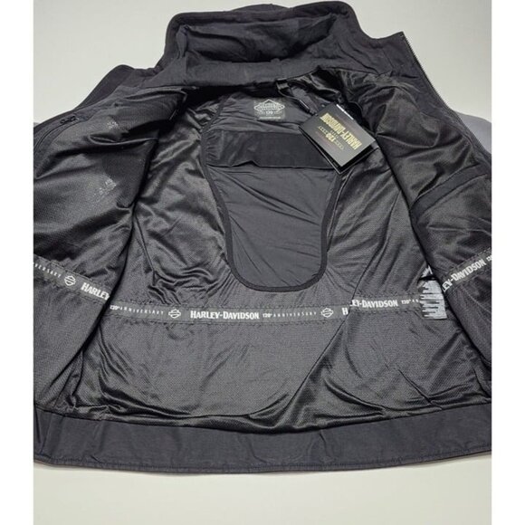 Harley-Davidson 120th Anniversary Deflector Riding Fleece Hooded Jacket (XL) - Picture 10 of 12